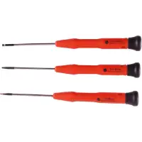 Set odvijača Fotografija Set preciznih odvijača, šlic, 3 komada