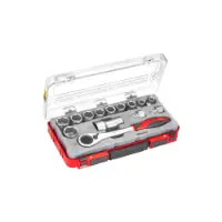 Set prolaznih nasadnika sa račnom, 1/2"-3/8" Fotografija Set prolaznih nasadnika sa račnom, 1/2"-3/8"