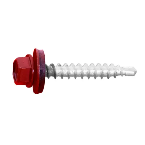 Fotografija Vijak samobuš. sa podl. met.4,8x32 RAL3009 t.crven