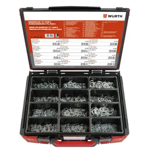 Fotografija ORSY set podloški DIN522 4x12-12x3mm 1400 kom.