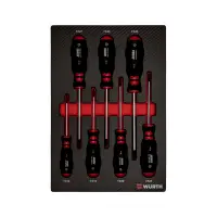 Set ZEBRA odvijača TX sa rupom TX10-40, u neoprenu, 7 komada Fotografija Set ZEBRA odvijača TX sa rupom TX10-40, u neoprenu, 7 komada