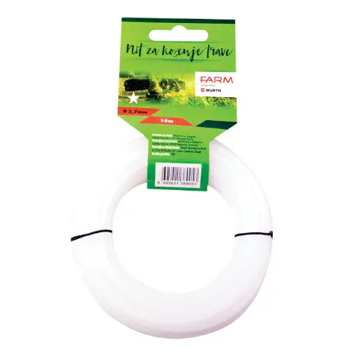 Fotografija Nit za košenje trave, zvezdasta, 3,0mmx15m