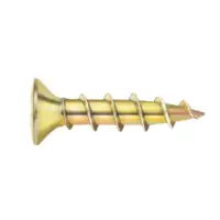 Vijak za PVC sa upuštenom glavom, žuto poc. Fotografija Vijak za PVC sa upuštenom glavom, žuto poc.