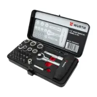 Set 3/8 nasadnih ključeva, sa T račnom, 21 kom Fotografija Set 3/8 nasadnih ključeva, sa T račnom, 21 kom