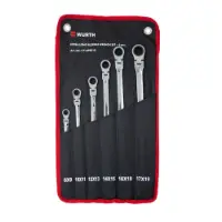 Set ekstra dugih ključeva i flex račna 8-19 mm, 6 kom. Fotografija Set ekstra dugih ključeva i flex račna 8-19 mm, 6 kom.